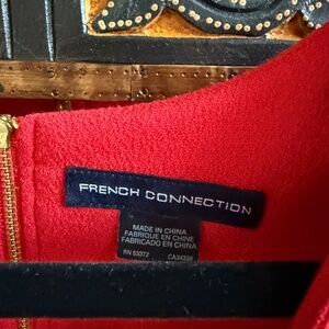 French connection red dress